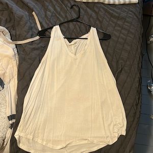 White Dip Oversized Tank